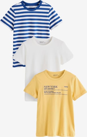 Next T-Shirt in Blau: Vorderseite