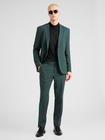 HUGO Red Slim fit Suit 'Arti/Hesten' in Green