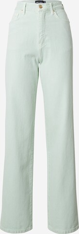 PIECES Wide Leg Jeans 'Holly' in Grün: predná strana