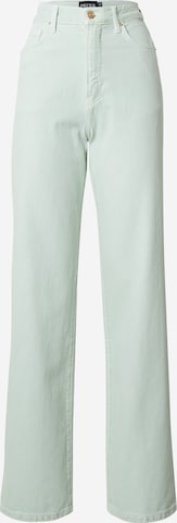 PIECES Wide Leg Jeans 'Holly' i grøn: forside