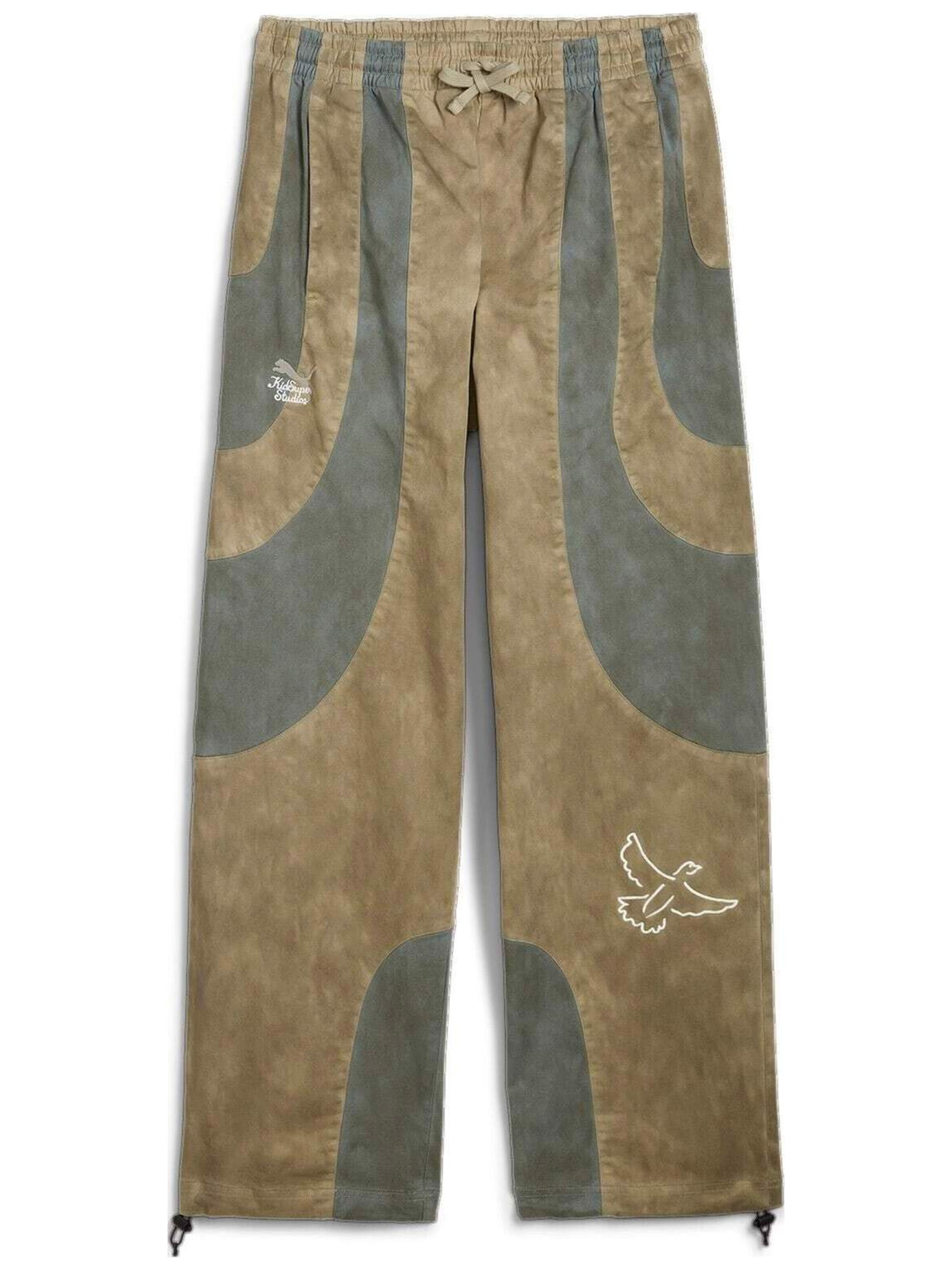 PUMA - regular Pantalón deportivo 'Puma X Kidsuper Track Pants' en beige: frente