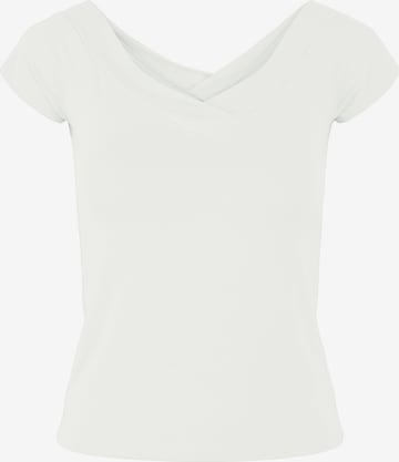 T-shirt PIECES en blanc : devant