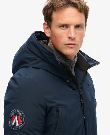 Superdry Winter parka in Blue