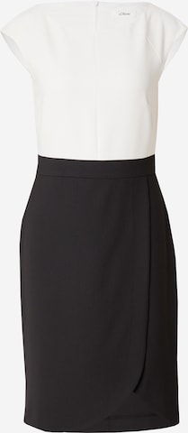 s.Oliver BLACK LABEL Sheath Dress in Black: front