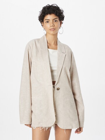 Monki Blazers in Beige: voorkant