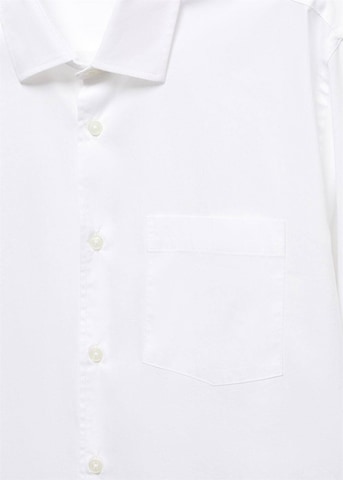 MANGO MAN Regular Fit Hemd 'Pecchi' in Weiß