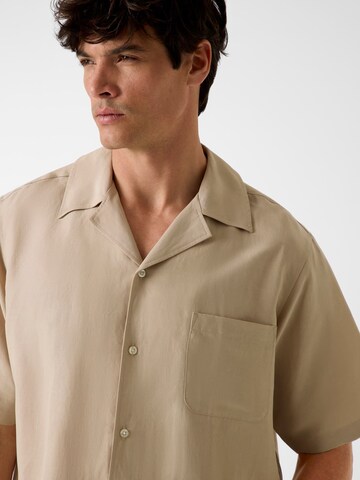 GUESS Regular Fit Hemd in Beige