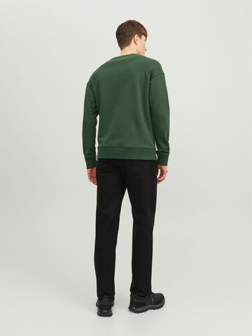 JACK & JONES Sweatshirt 'Star' in Green