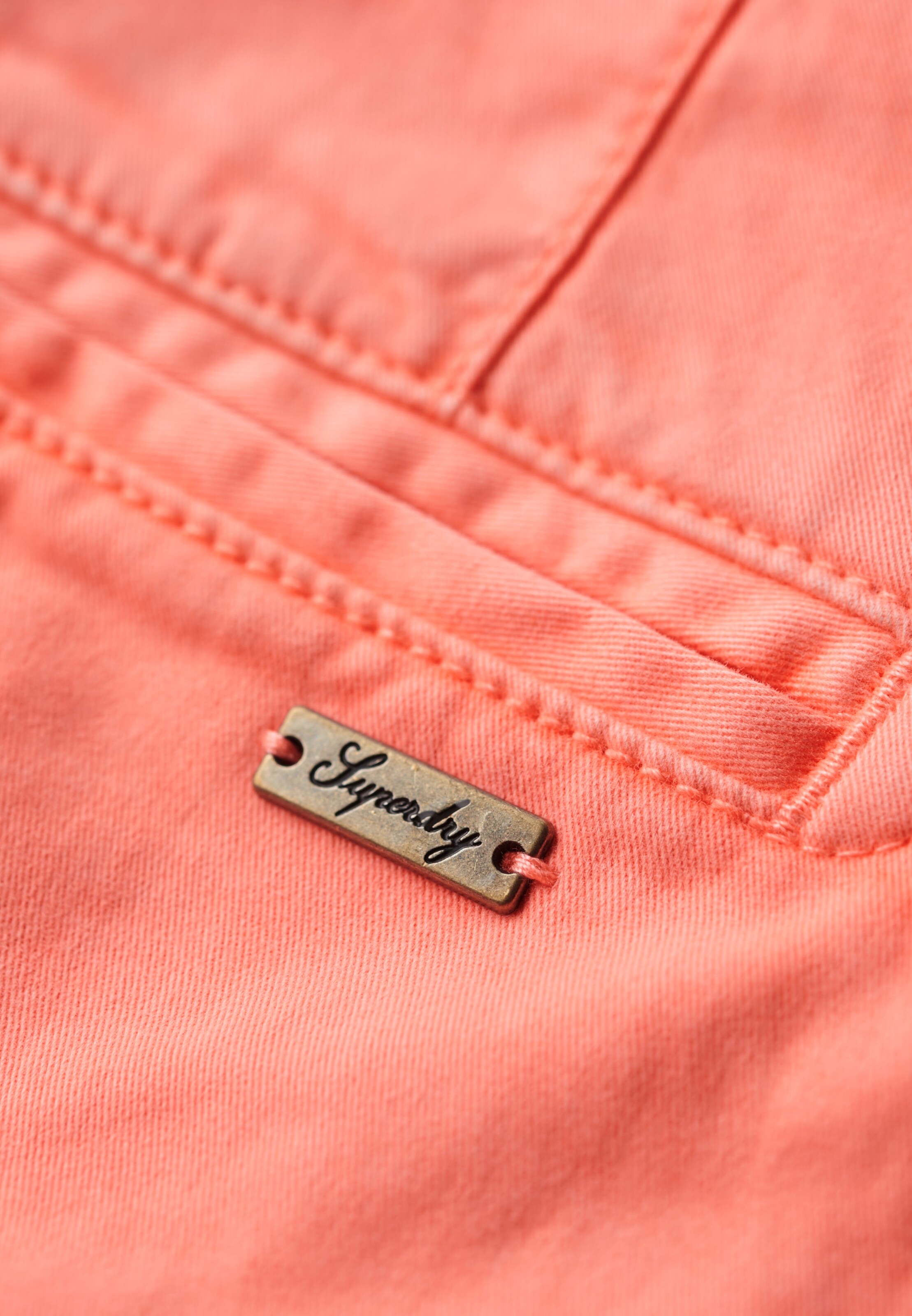 Superdry regular Lærredsbukser i orange