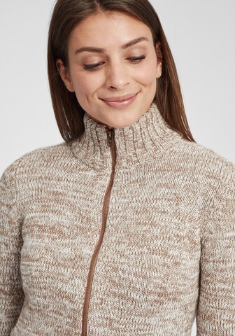 Oxmo Gebreid vest 'Phenix' in Beige