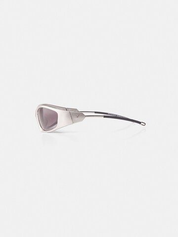 Bershka Okulary przeciwsłoneczne w kolorze srebrny