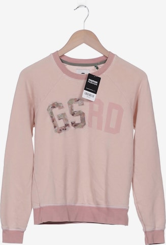 G-Star RAW Sweatshirt & Zip-Up Hoodie in S in Pink: front