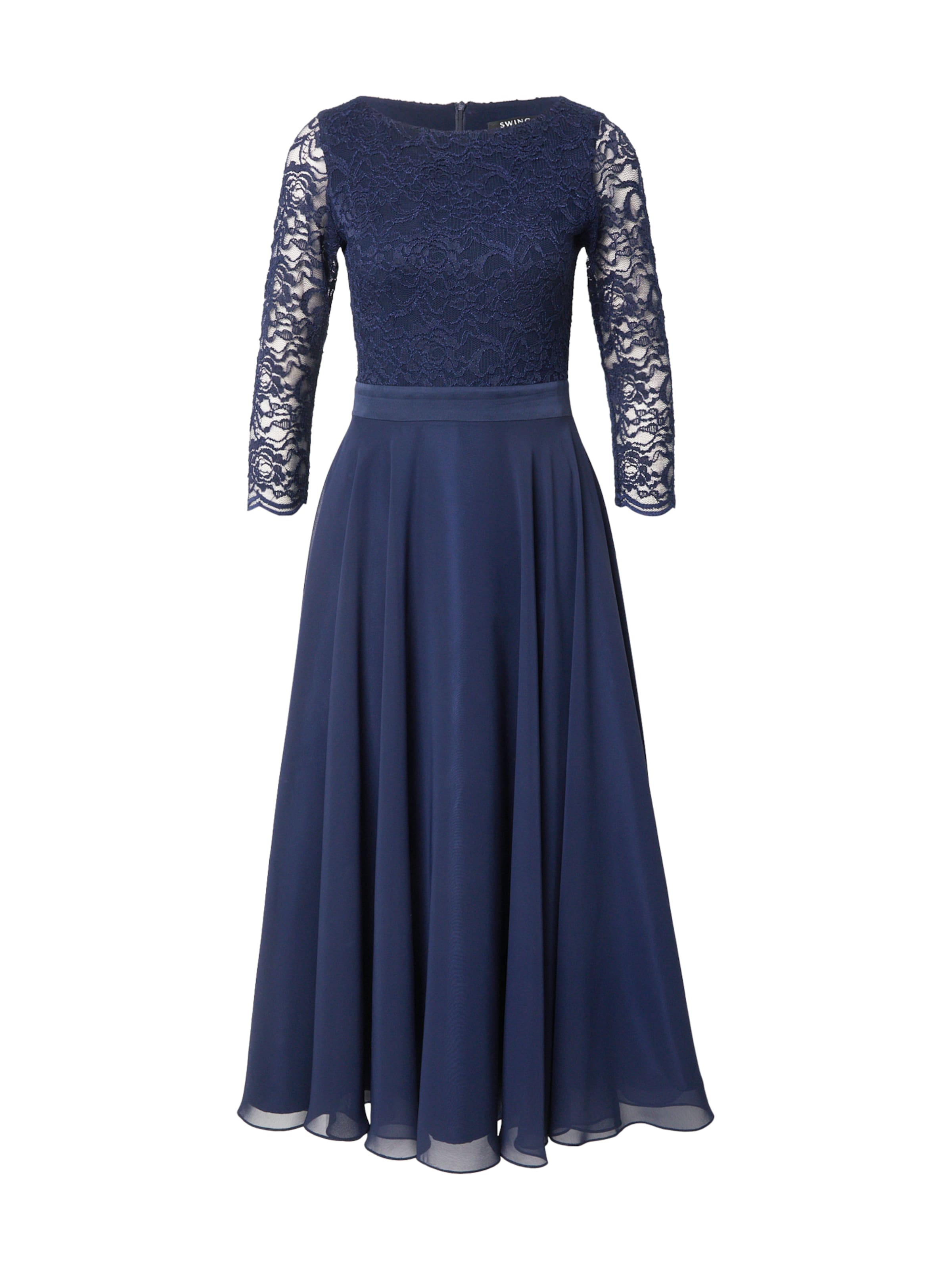 SWING Βραδινό φόρεμα σε μπλε: μπροστά