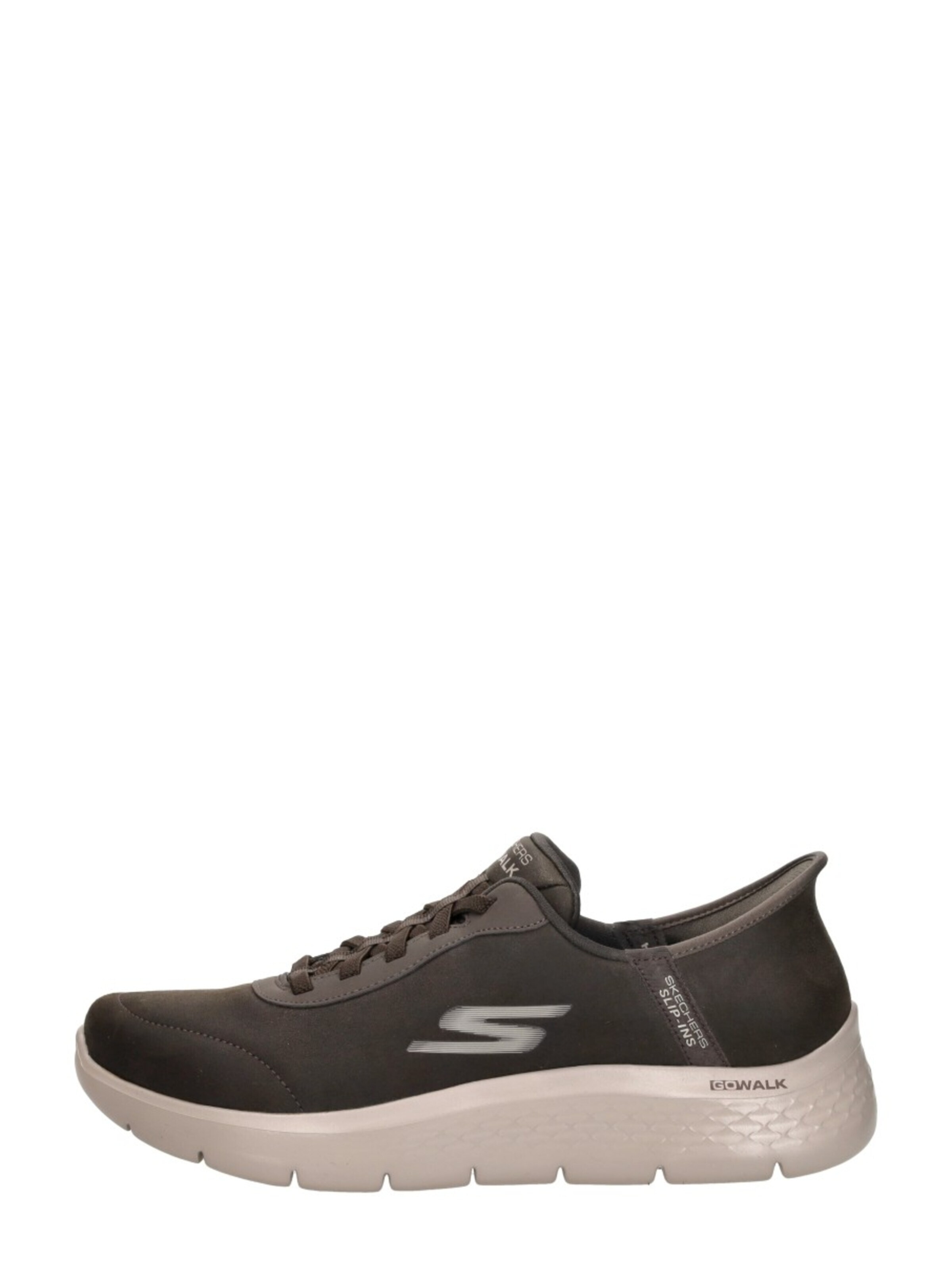 SKECHERS Platform trainers 'Slip-Ins: Go Walk Flex' in Brown: front