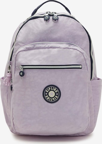 KIPLING Backpack 'SEOUL' in Purple: front