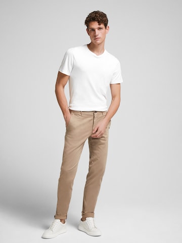 Slimfit Pantaloni eleganți 'Steen' de la JOOP! Jeans pe bej