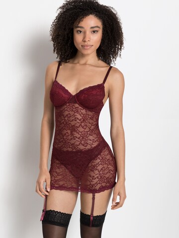 LASCANA Negligee in Red: front