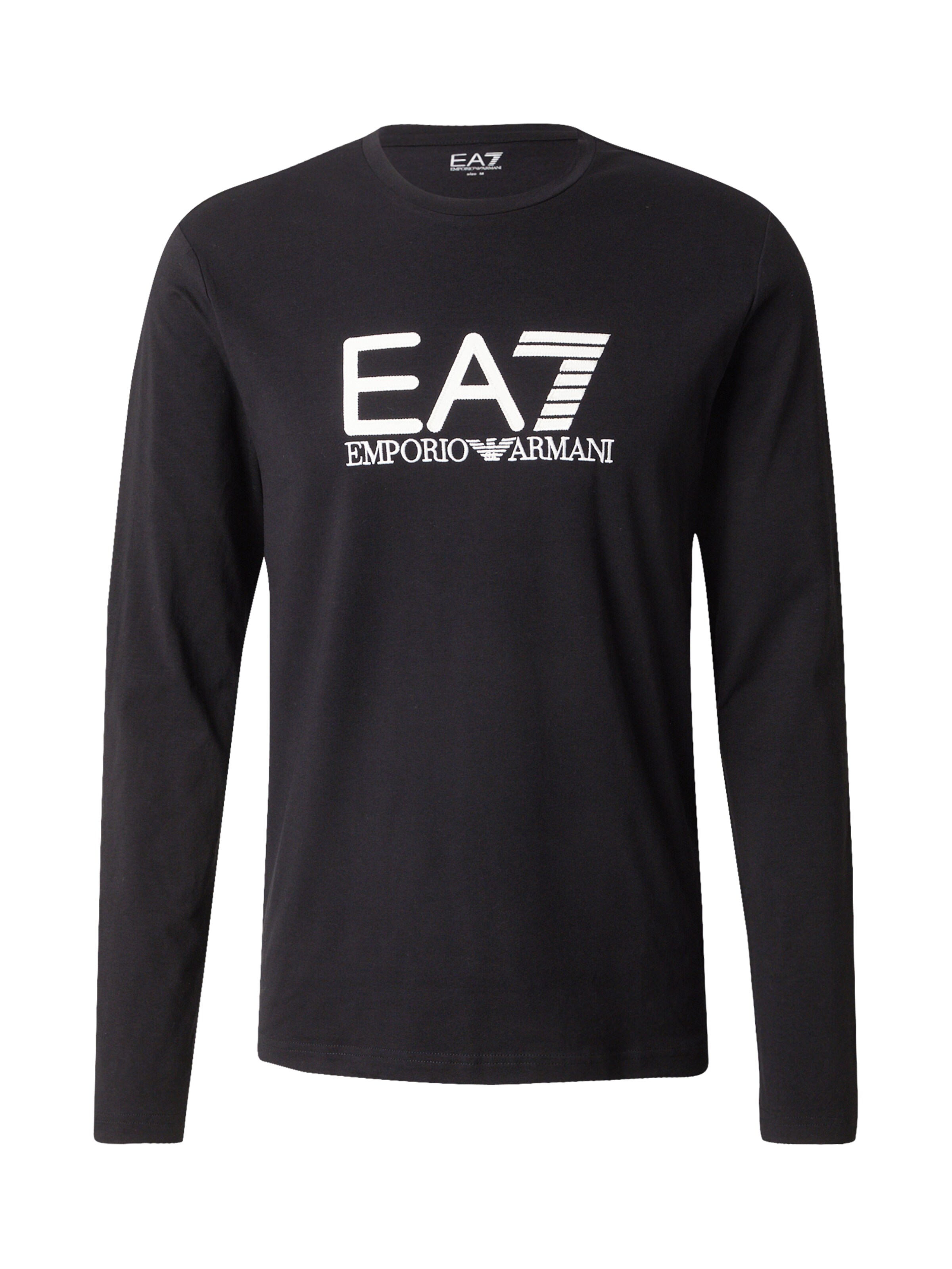 Tricou EA7 Emporio Armani pe negru / alb, Vizualizare produs