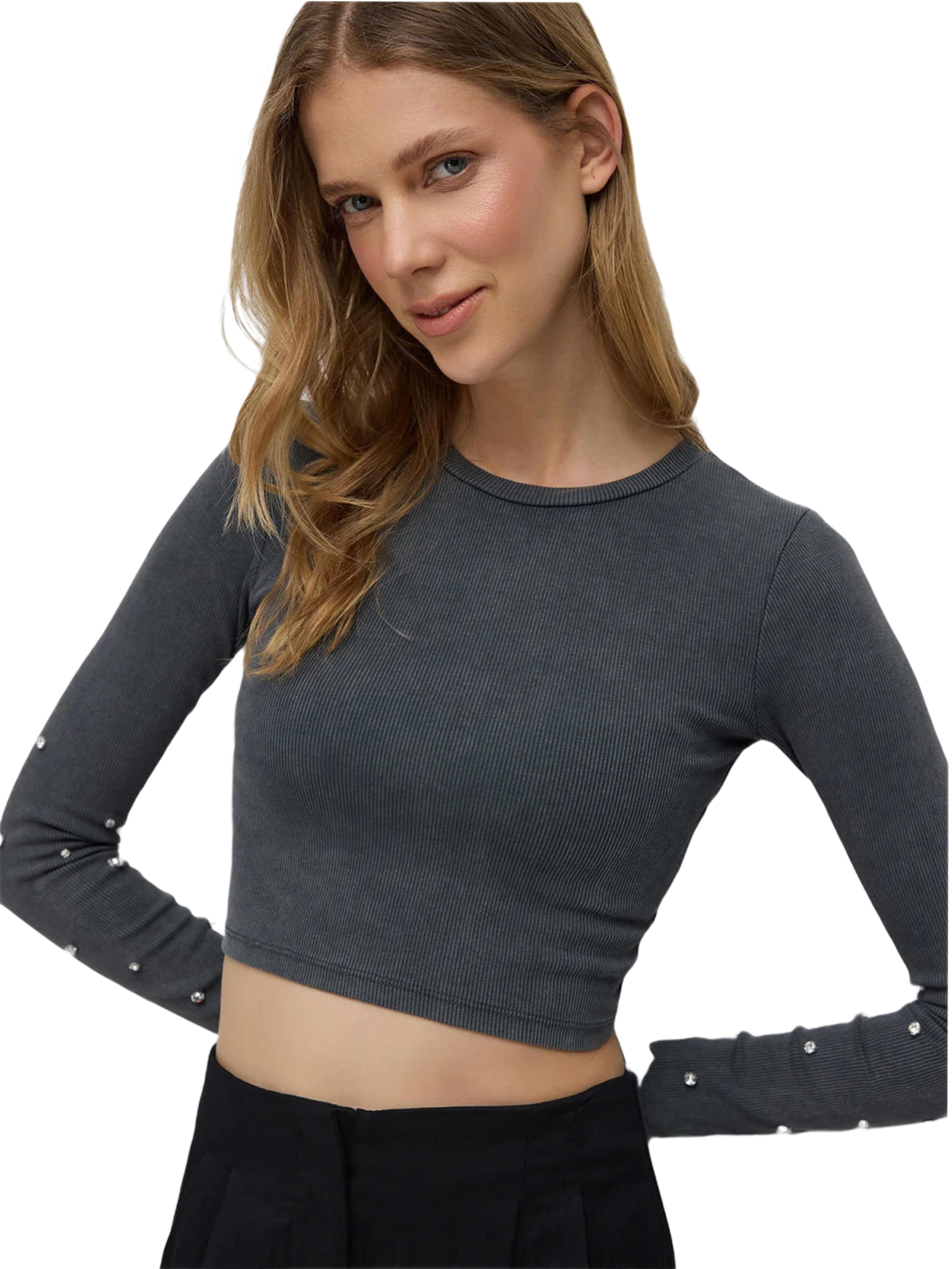 T-shirt No Matter What en gris