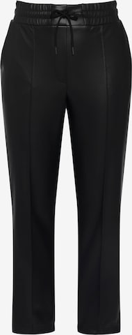 Ulla Popken Regular Pants in Black: front