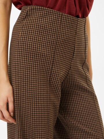 Part Two Wide leg Pleated Pants 'Ilisan' in Brown