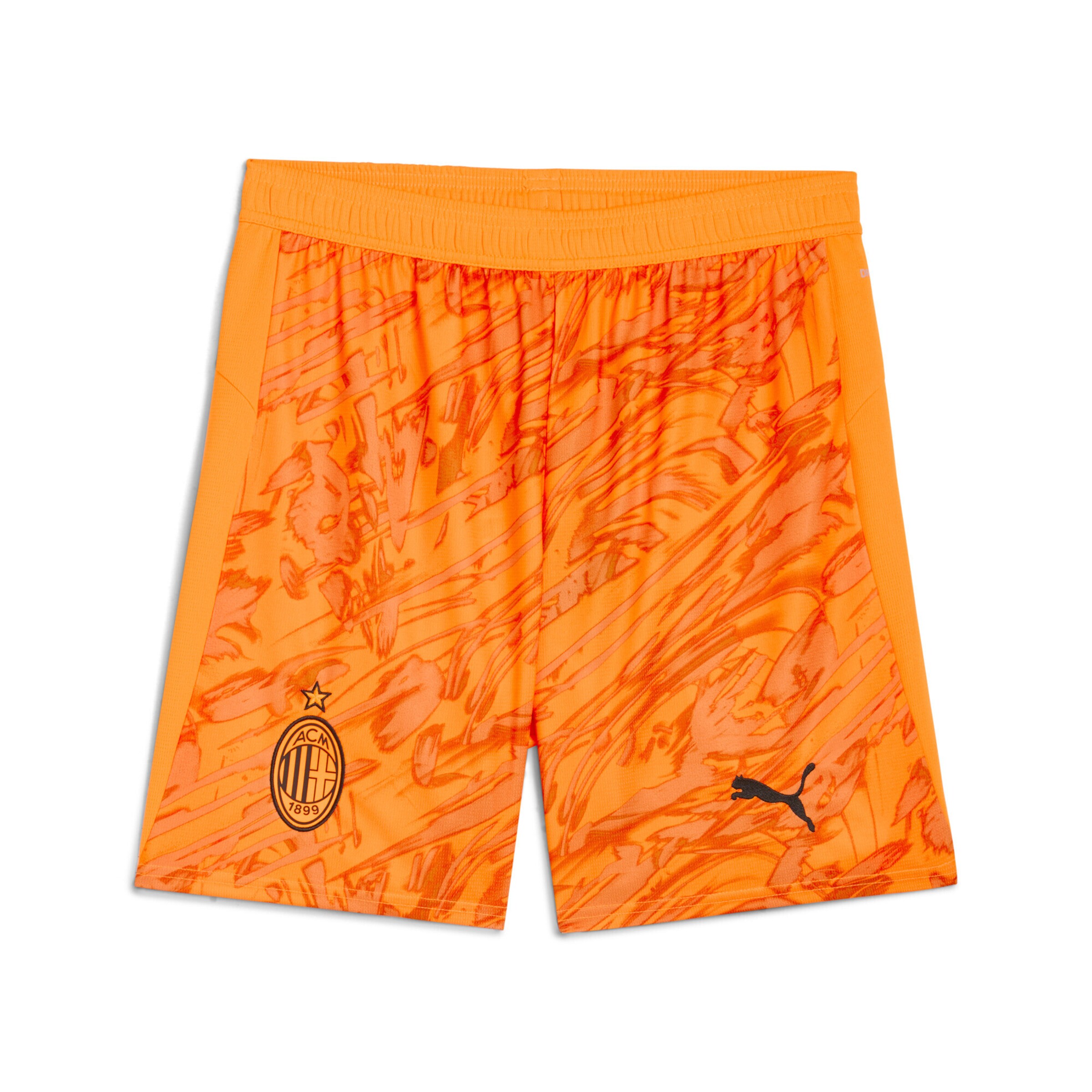 PUMA Regular Sportbroek 'AC Milan 25/26' in Oranje: voorkant