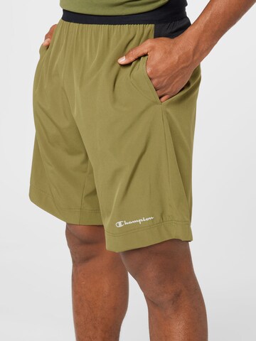 Champion Authentic Athletic Apparelregular Sportske hlače - zelena boja