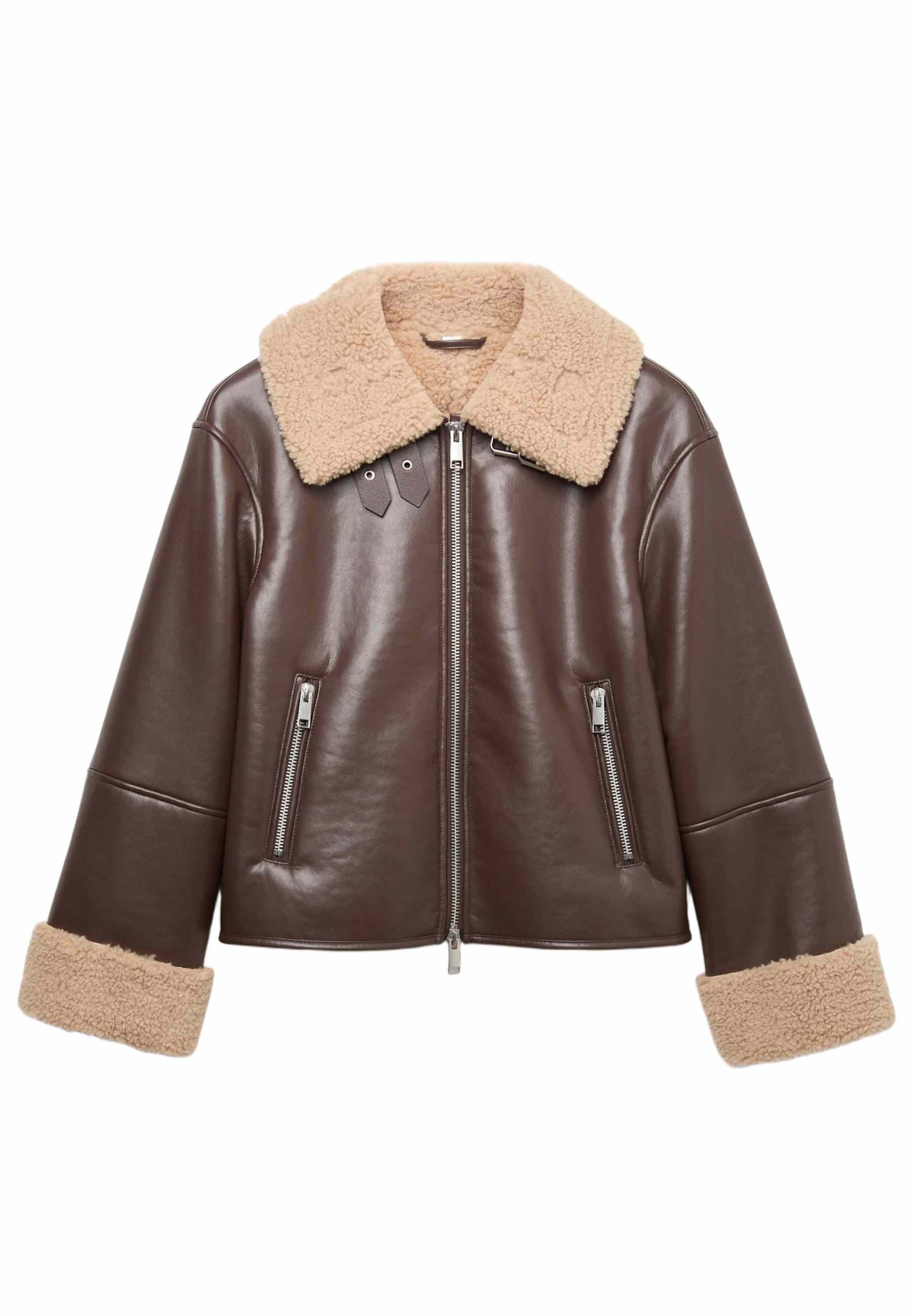 Marks & Spencer Winter jacket in Brown: front