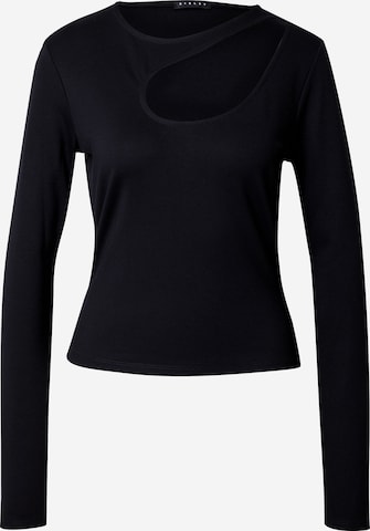 Sisley Тениска в черно: отпред
