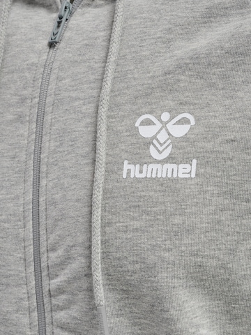 Hummel Athletic Zip-Up Hoodie in Grey