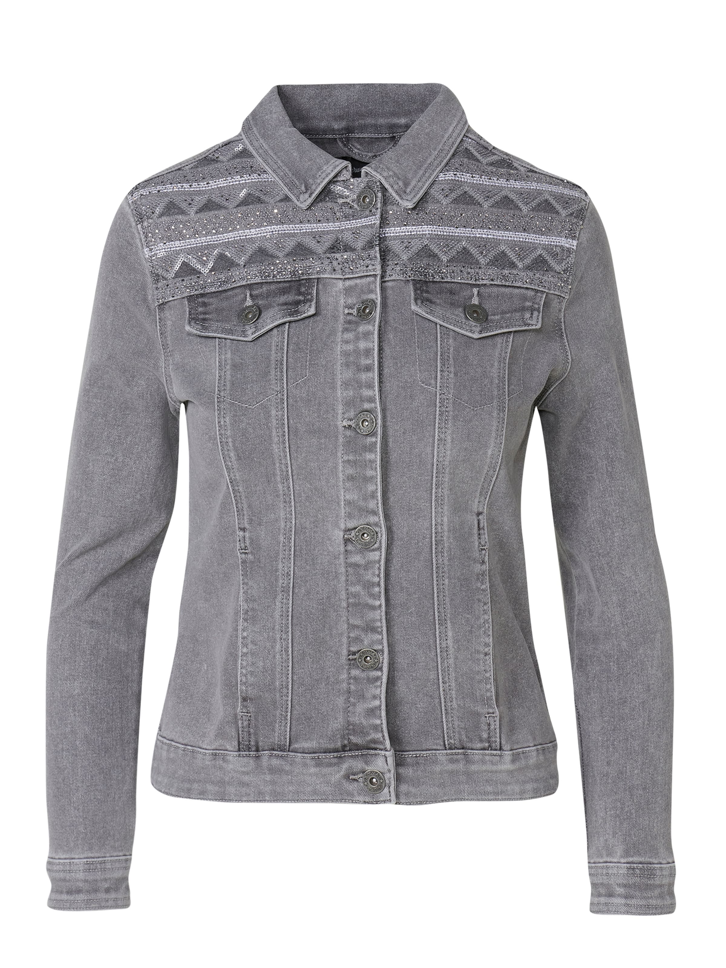 Giacca di mezza stagione di KOROSHI in grigio: frontale