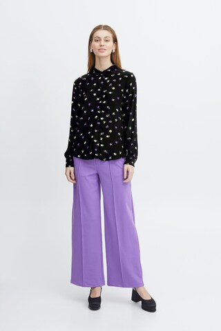 Camicia da donna 'Elima' di ICHI in nero