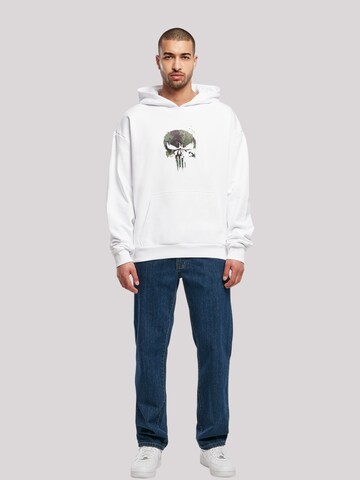 Sweat-shirt 'Punisher' F4NT4STIC en blanc