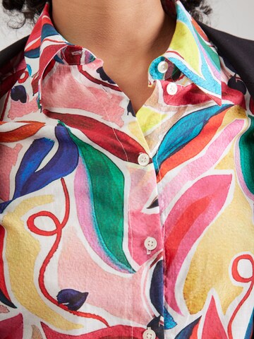 MORE & MORE Bluse in Mischfarben