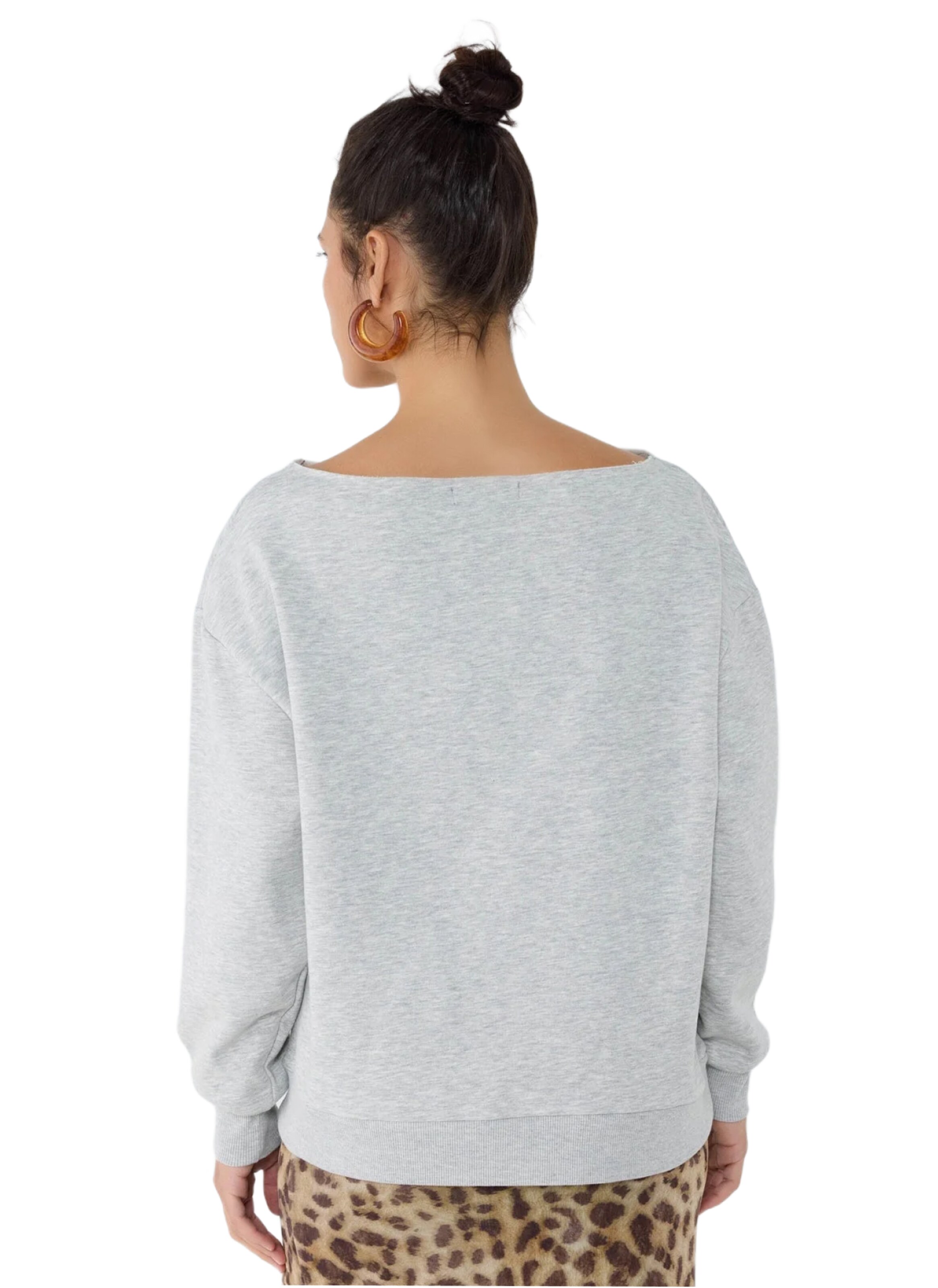 No Matter What Sweatshirt in Grijs