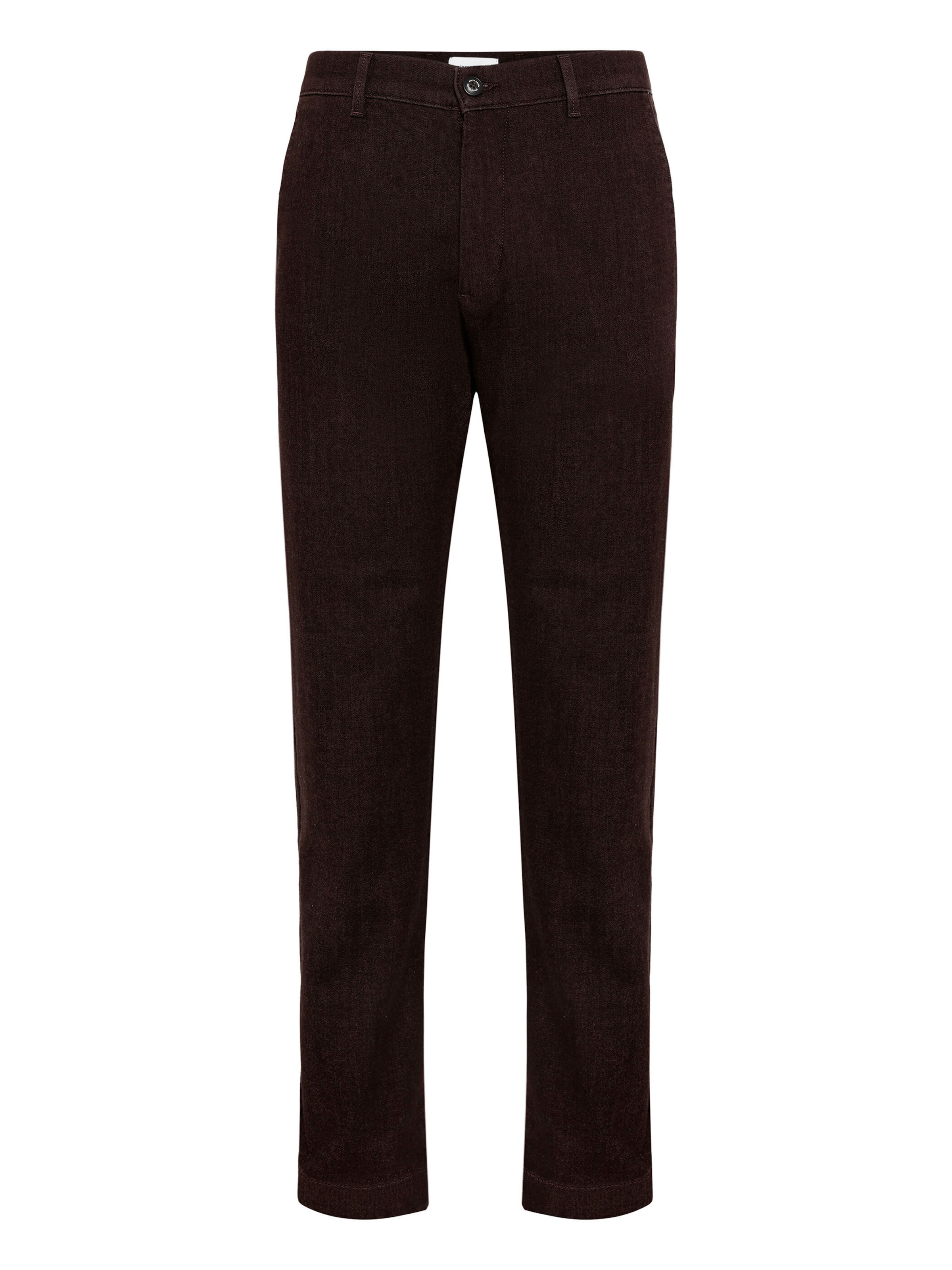 Effilé Pantalon chino 'Colmar' PIERRE CARDIN en marron : devant