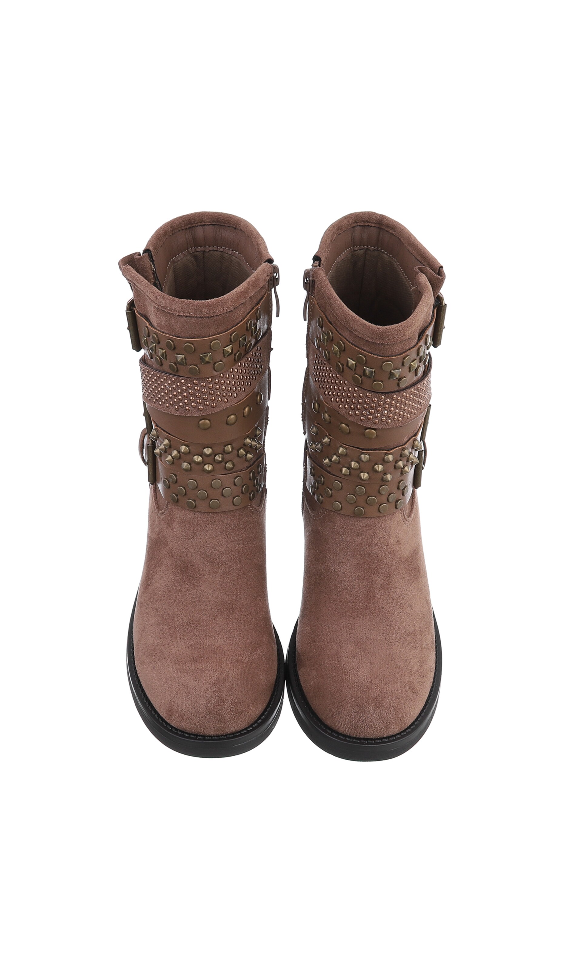 Ital-Design Stiefelette in Braun