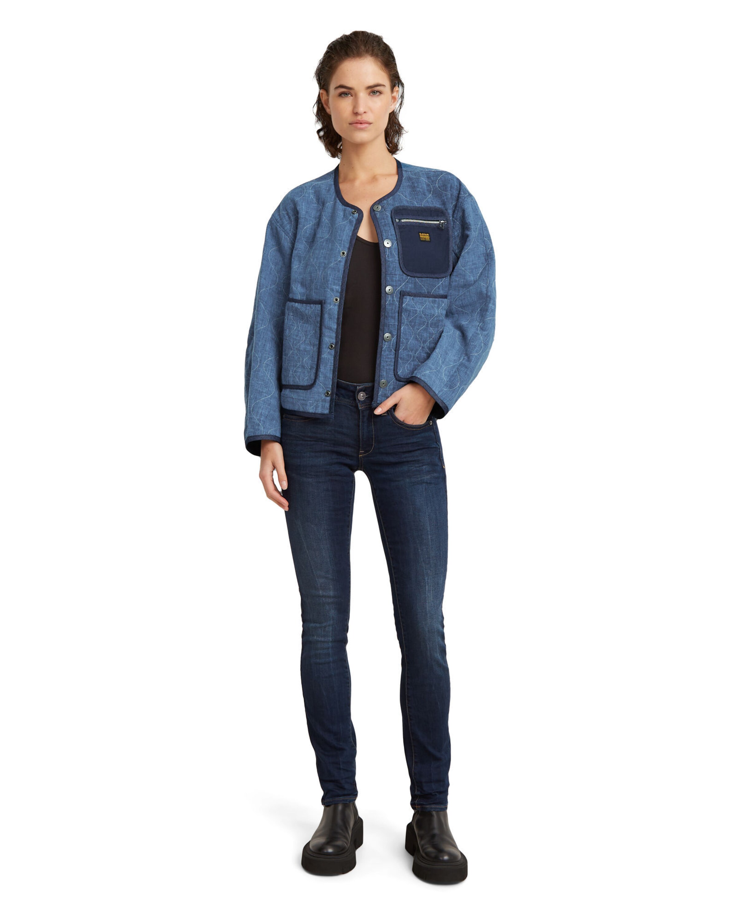 G-STAR Regular Farkut 'Midge Straight' värissä sininen