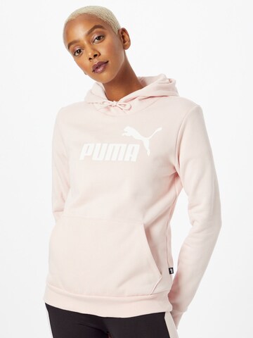 PUMA Αθλητική μπλούζα φούτερ 'Essentials' σε ροζ: μπροστά