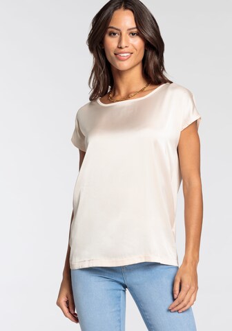 LAURA SCOTT Shirt in Beige: front