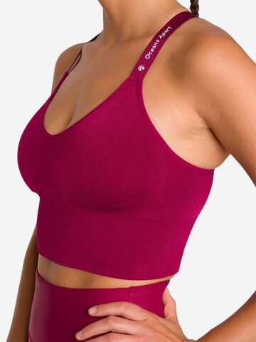 OCEANSAPART Sports Top 'Athletic' in Pink