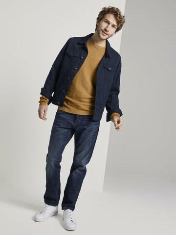 TOM TAILOR Sweater in Brown