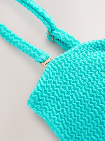 Next Bandeau Tankini top in Blue