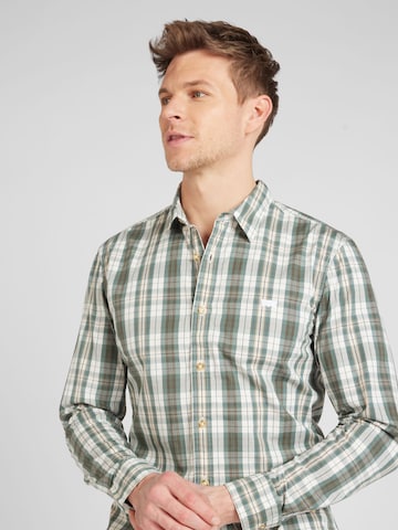 Coupe slim Chemise 'LS Battery HM Shirt Slim' LEVI'S ® en vert