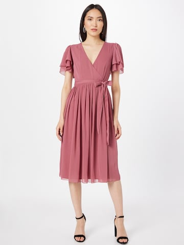 Maya Deluxe Dress in Pink: front