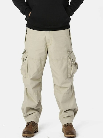 Regular Pantalon cargo Molecule en beige : devant