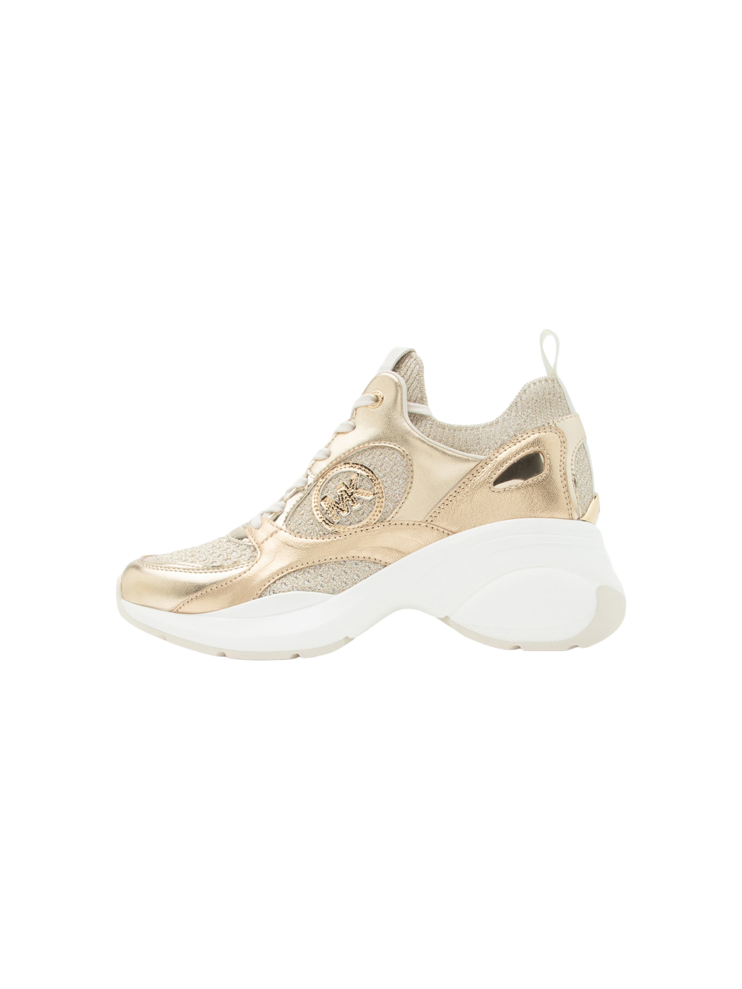 MICHAEL Michael Kors - Zapatillas deportivas bajas 'ZUMA' en oro: frente
