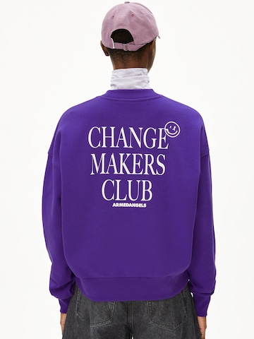 ARMEDANGELS Sweatshirt in Lila