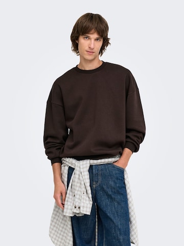 Only & Sons - Sudadera 'ONSCeres' en marrón: frente