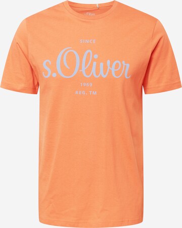 Tricou de la s.Oliver pe portocaliu: față